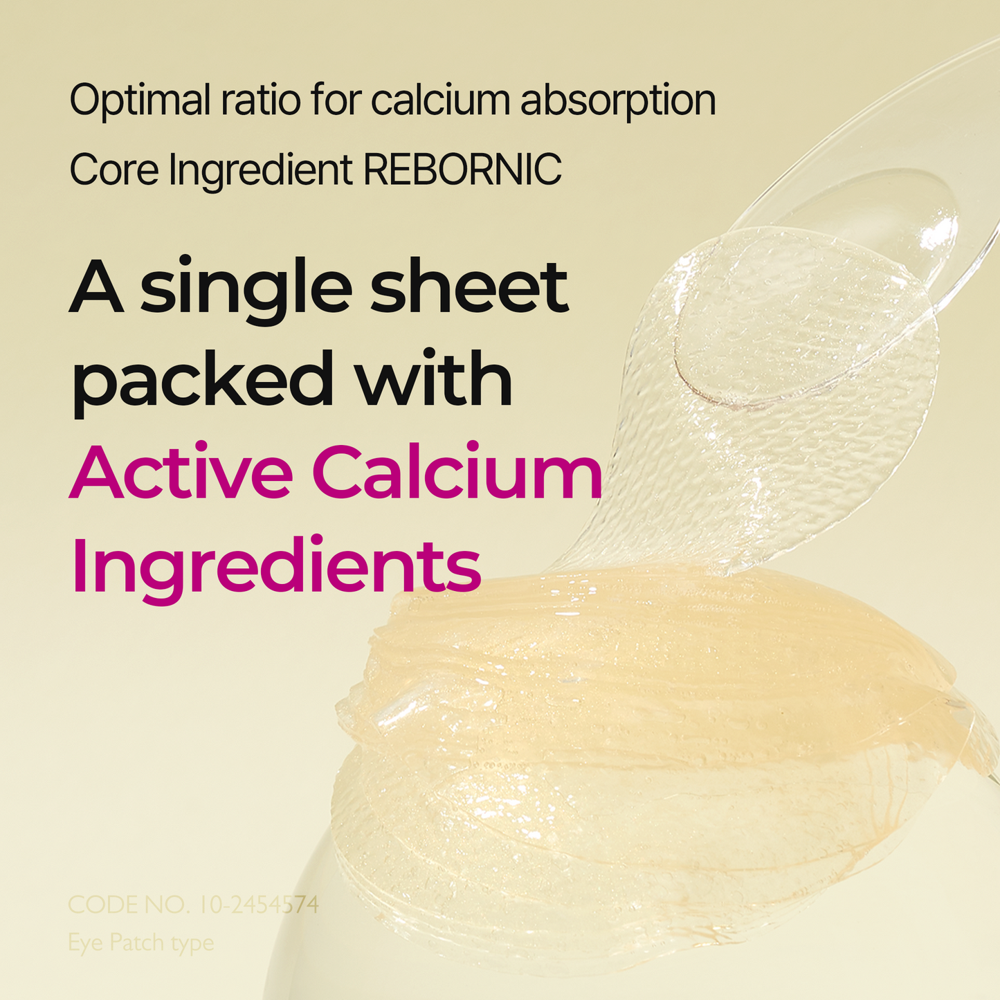 Cemenrete Calcium Multi Balm 9g & Calcium Volume Eye Patch 60ea Set – Hydrating Multi Balm + Firming Under Eye Patches for Bright, Smooth & Youthful Skin