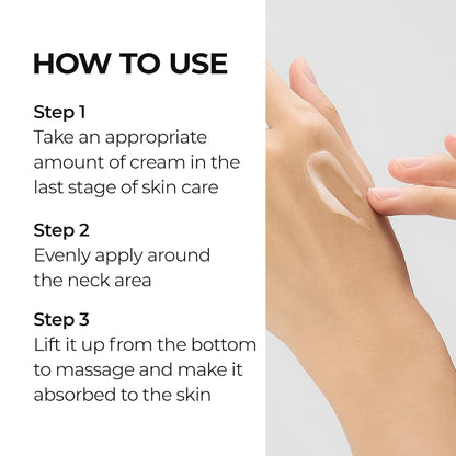 Dr.Melaxin Neck Firming Cream – Tightening & Lifting for Sagging Neck, Turkey Neck & Crepey Skin, Necksphalt ECM Barrier Anti-Aging Neck Cream for Wrinkles, Korean Skincare, 1.69 fl oz (50ml)